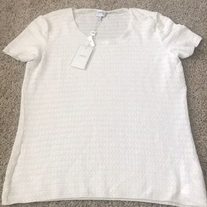 Armani Collezioni Never Worn White Top